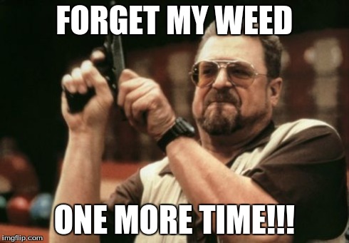 Am I The Only One Around Here Meme | FORGET MY WEED ONE MORE TIME!!! | image tagged in memes,am i the only one around here | made w/ Imgflip meme maker