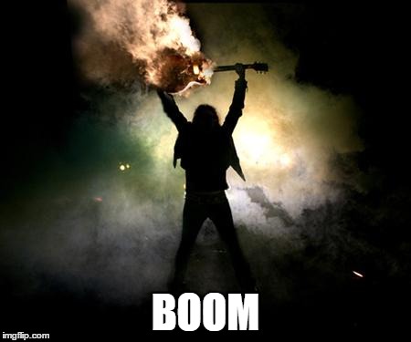 Ace Frehley | BOOM | image tagged in ace frehley | made w/ Imgflip meme maker