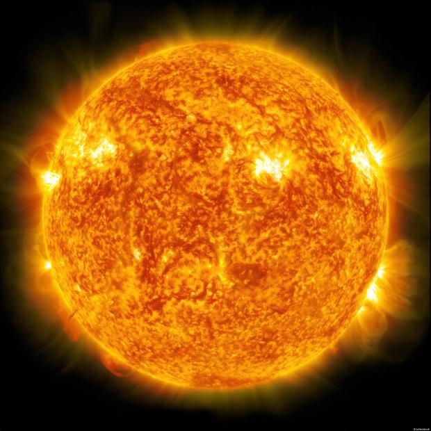 Sun in Space Blank Meme Template