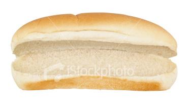 High Quality hot dog bun Blank Meme Template