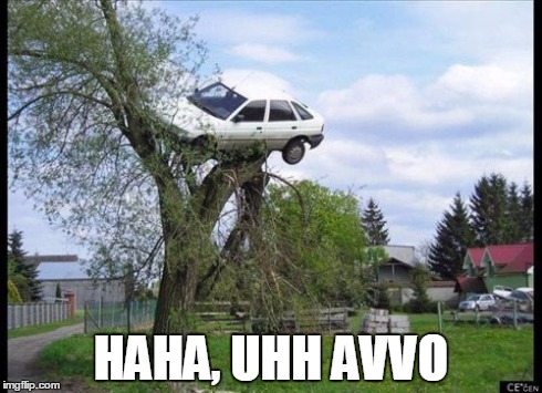 Secure Parking | HAHA, UHH AVVO | image tagged in memes,secure parking | made w/ Imgflip meme maker