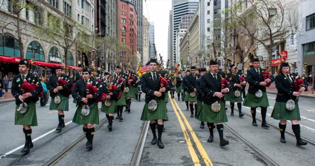 st patrick's day parade Blank Meme Template