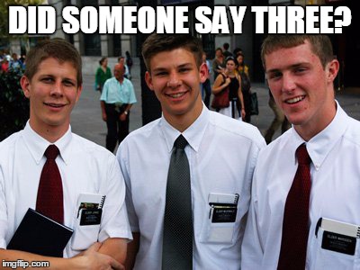 DID SOMEONE SAY THREE? | made w/ Imgflip meme maker