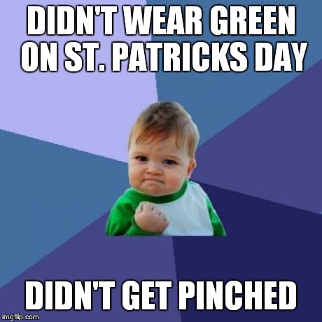 why do we get pinched on st patricks day