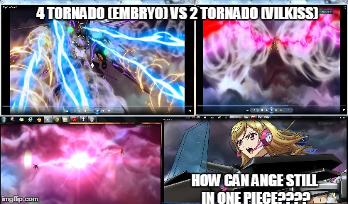 4 TORNADO (EMBRYO) VS 2 TORNADO (VILKISS) HOW CAN ANGE STILL IN ONE PIECE???? | made w/ Imgflip meme maker