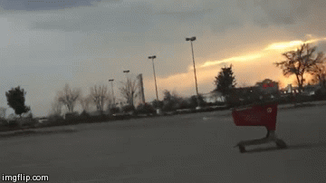 Cart in the wind | image tagged in gifs | made w/ Imgflip video-to-gif maker