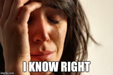 First World Problems Meme | I KNOW RIGHT | image tagged in memes,first world problems | made w/ Imgflip meme maker