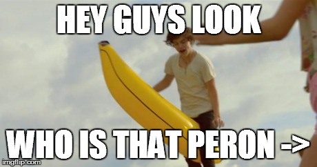 One Direction | HEY GUYS LOOK WHO IS THAT PERON -> | image tagged in one direction | made w/ Imgflip meme maker