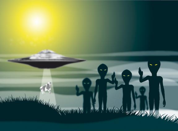 Alien Abduction Day Blank Meme Template