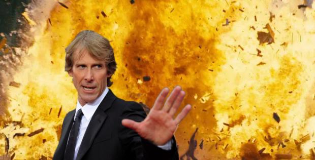 micheal-bay-explosion Blank Meme Template