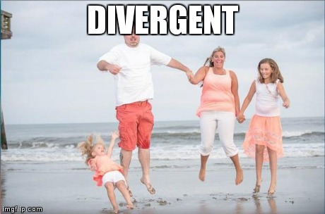 DIVERGENT | image tagged in jump | made w/ Imgflip meme maker