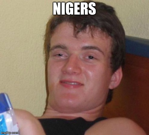 10 Guy Meme | NIGERS | image tagged in memes,10 guy | made w/ Imgflip meme maker