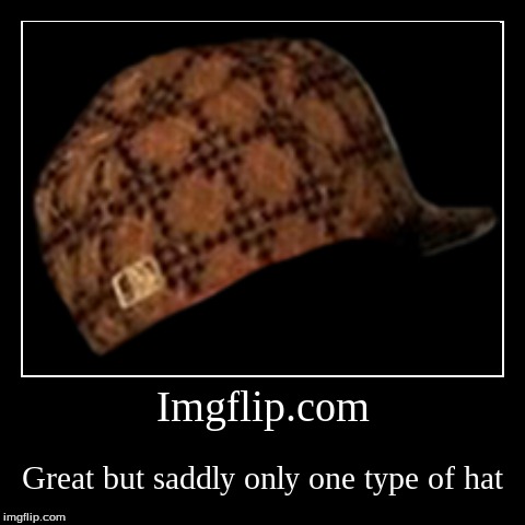 The Hat | image tagged in funny,demotivationals,hat,imgflip | made w/ Imgflip demotivational maker
