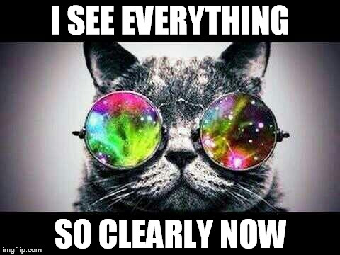 See everything clearly | I SEE EVERYTHING SO CLEARLY NOW | image tagged in see everything clearly | made w/ Imgflip meme maker