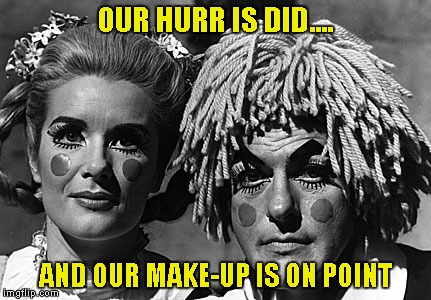 When chicks are ready to go out..... | OUR HURR IS DID.... AND OUR MAKE-UP IS ON POINT | image tagged in girls,makeup,hair | made w/ Imgflip meme maker