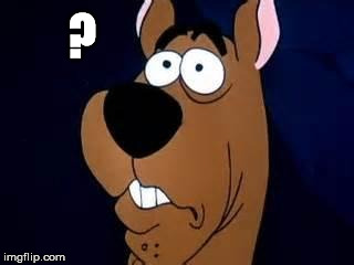 Scooby Doo Surprised | ? | image tagged in scooby doo surprised | made w/ Imgflip meme maker