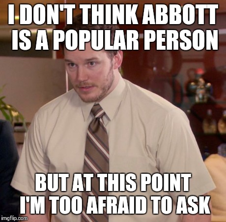 Afraid To Ask Andy | I DON'T THINK ABBOTT IS A POPULAR PERSON BUT AT THIS POINT I'M TOO AFRAID TO ASK | image tagged in memes,afraid to ask andy | made w/ Imgflip meme maker
