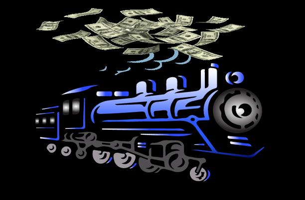 High Quality money train Blank Meme Template