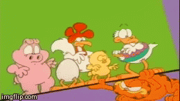 Garfield | image tagged in gifs | made w/ Imgflip video-to-gif maker