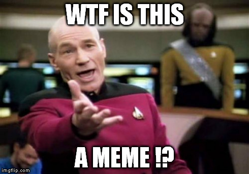 Picard Wtf Meme | WTF IS THIS A MEME !? | image tagged in memes,picard wtf | made w/ Imgflip meme maker