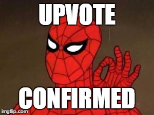 User Template Spiderman | UPVOTE CONFIRMED | image tagged in user template spiderman | made w/ Imgflip meme maker