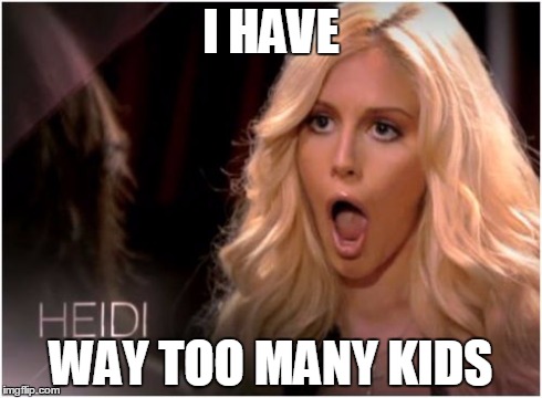 So Much Drama Meme | I HAVE WAY TOO MANY KIDS | image tagged in memes,so much drama | made w/ Imgflip meme maker