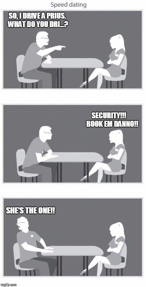 BOOK EM DANNO!! image tagged in speed dating,memes,funny,challenge made... 