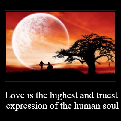 Love is expression of soul | image tagged in funny,demotivationals,love | made w/ Imgflip demotivational maker