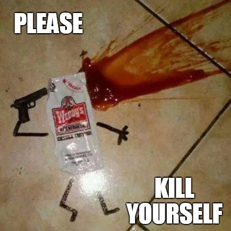 Kill yourself | PLEASE KILL YOURSELF | image tagged in suicide,funny memes | made w/ Imgflip meme maker