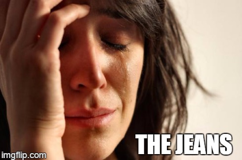 First World Problems Meme | THE JEANS | image tagged in memes,first world problems | made w/ Imgflip meme maker
