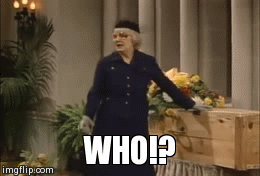 WHO!? | image tagged in gifs,goldengirls,who | made w/ Imgflip video-to-gif maker