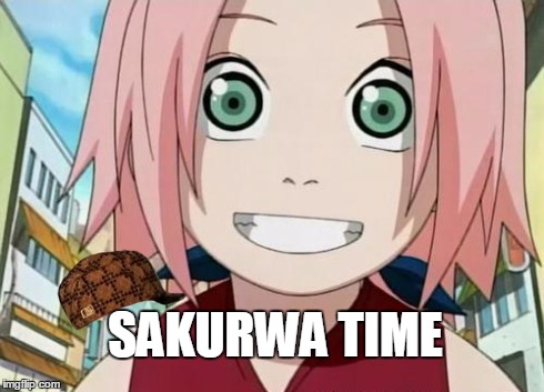 sakura funny face