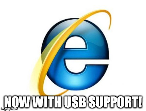 NOW WITH USB SUPPORT! | made w/ Imgflip meme maker