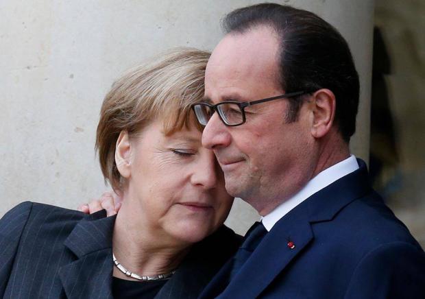 High Quality hollande/merkell Blank Meme Template