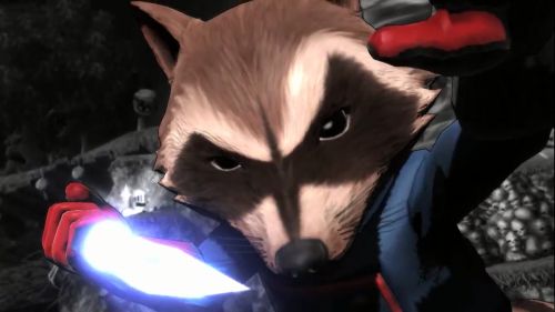 Rocket Raccoon Blank Meme Template