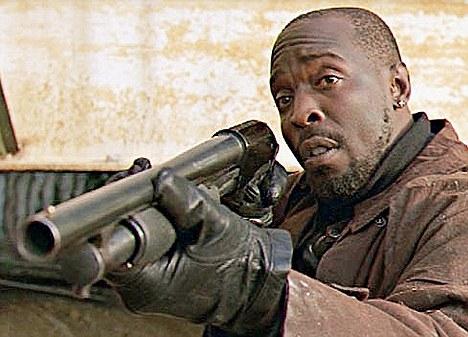 Omar Little Ain't Playin About His City Water Blank Meme Template