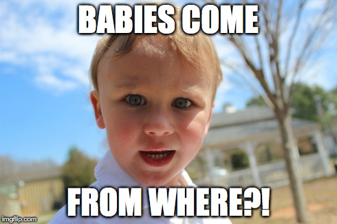 Jacob's Shocked Face #1 | BABIES COME FROM WHERE?! | image tagged in babies,shocked | made w/ Imgflip meme maker