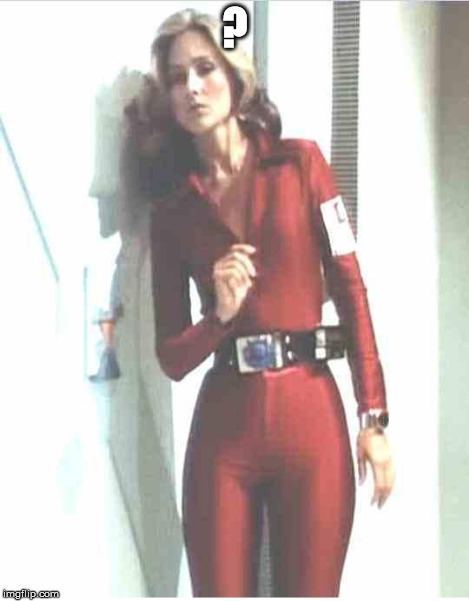 Erin Gray | ? | image tagged in erin gray | made w/ Imgflip meme maker