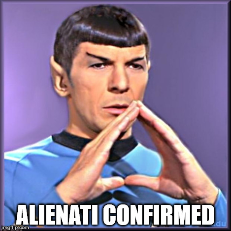 his eyebrows make triangles too | ALIENATI CONFIRMED | image tagged in confirmed | made w/ Imgflip meme maker