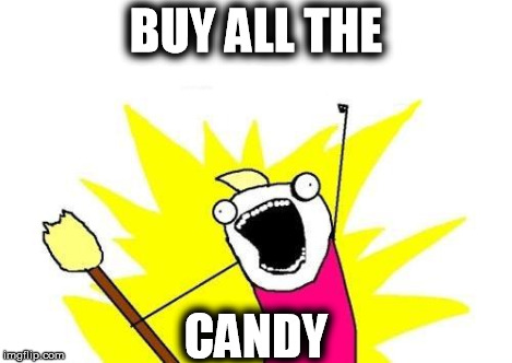 X All The Y Meme | BUY ALL THE CANDY | image tagged in memes,x all the y | made w/ Imgflip meme maker