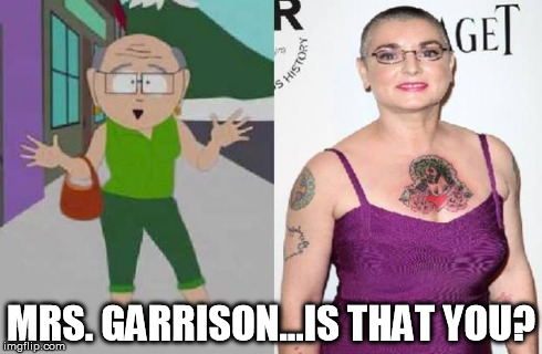 MRS. GARRISON...IS THAT YOU? | image tagged in uncanny,south park | made w/ Imgflip meme maker