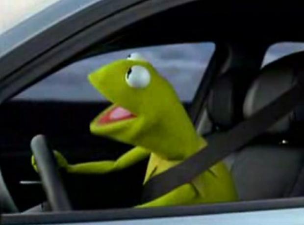 KermitDriving Blank Meme Template