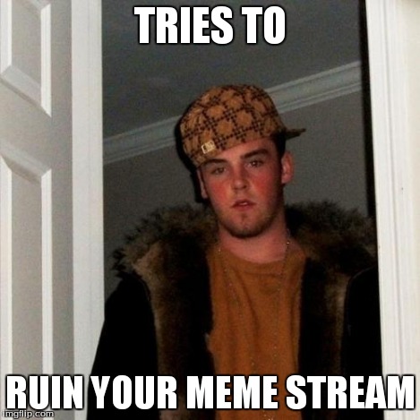 Scumbag Steve Meme | TRIES TO RUIN YOUR MEME STREAM | image tagged in memes,scumbag steve | made w/ Imgflip meme maker