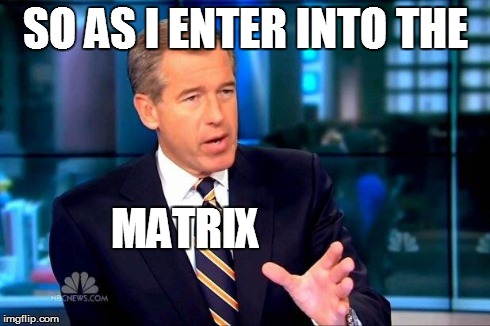 Brian Williams Was There 2 | SO AS I ENTER INTO THE MATRIX | image tagged in memes,brian williams was there 2 | made w/ Imgflip meme maker