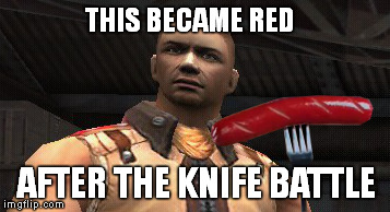 Captain Strike Hotdog | THIS BECAME RED AFTER THE KNIFE BATTLE | image tagged in cs,captain strike,cs mobile,chien binh | made w/ Imgflip meme maker