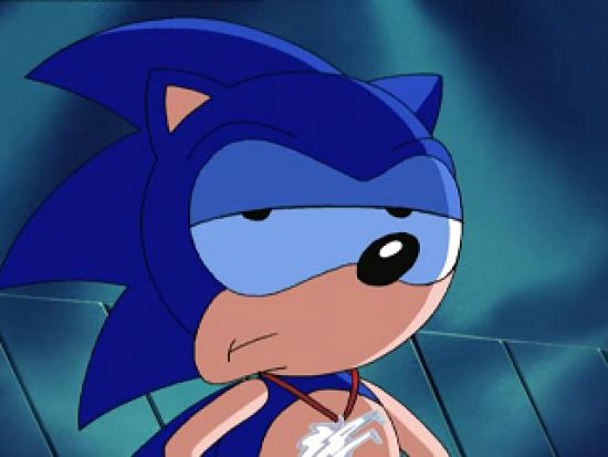 Disapproving Sonic Blank Meme Template