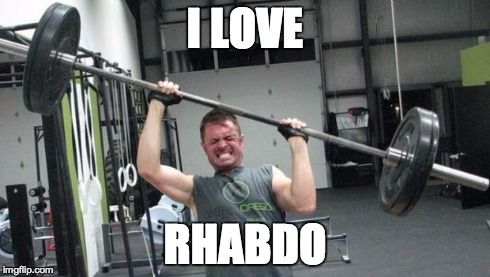 I LOVE RHABDO | made w/ Imgflip meme maker