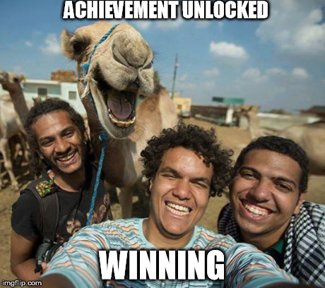 Achievement Unlocked Winning | ACHIEVEMENT UNLOCKED WINNING | image tagged in achievement unlocked | made w/ Imgflip meme maker