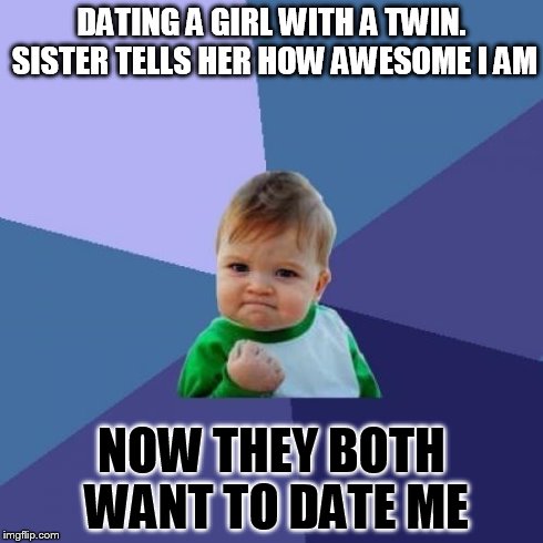 dating a girl with a twin