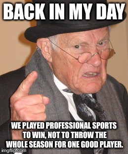 Back in my day ', Professional: All Sports